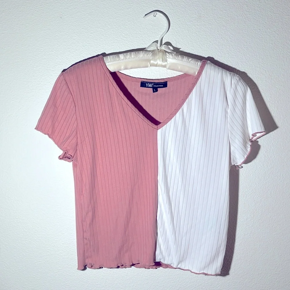 YMI Collections Two-Tone Top - Picture 1 of 4